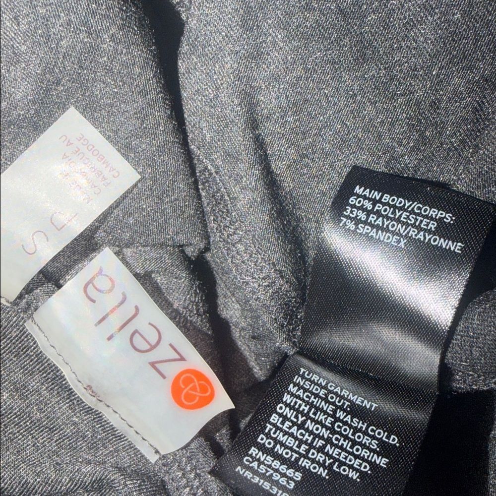 Zella Grey DK Charcoal Heather skirt leggings - Picture 7 of 7